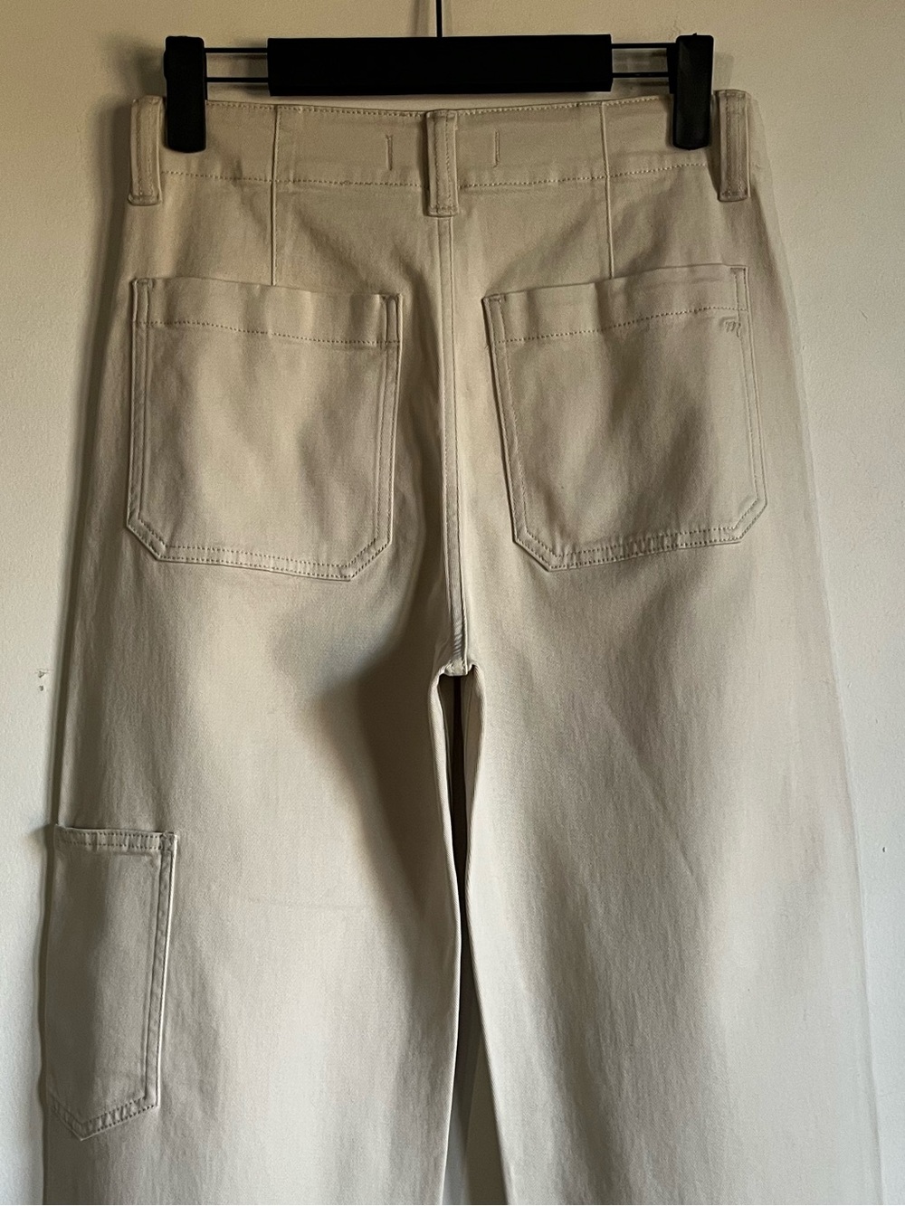 NWT Madewell Balloon Pant in Form Grey Khaki Cream Size 24 Barrel Leg $138 NW467 - Picture 7 of 15